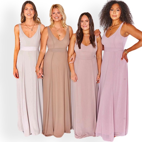 SHOW ME YOUR MUMU Jenn Maxi Dress in Show Me The Ring Crisp SASH NOT INCLUDED - Picture 9 of 10